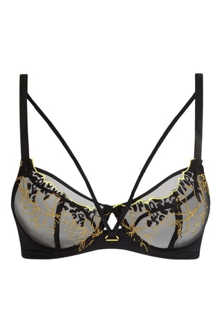 Sujetador Spice - Negro y amarillo - Chantelle Pulp