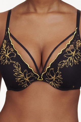 Sujetador Spice - Negro y amarillo - Chantelle Pulp