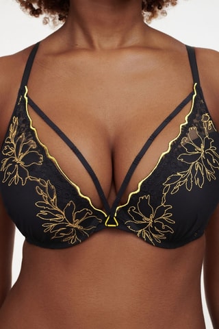 Sujetador Spice - Negro y amarillo - Chantelle Pulp