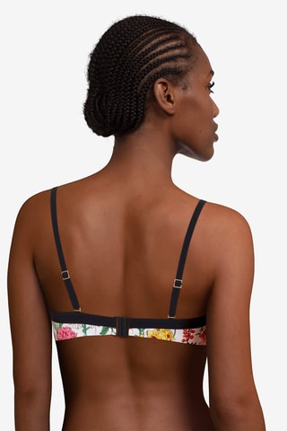 Sujetador de bikini Flowers - Crudo y negro - Chantelle