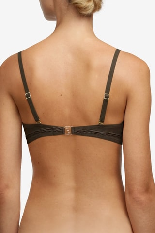 Sujetador de bikini Texture - Marrón