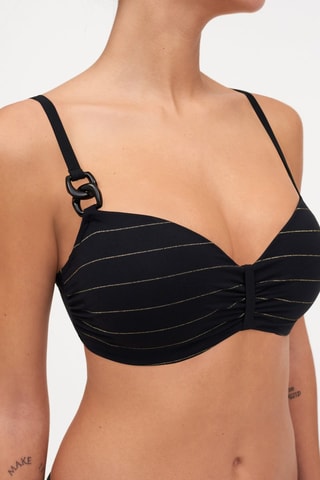 Sujetador de bikini Black Sun - Negro