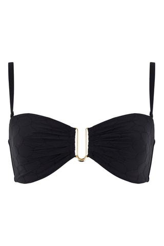 Sujetador de bikini Glow - Negro