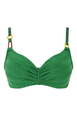 Sujetador de bikini Texture - Verde