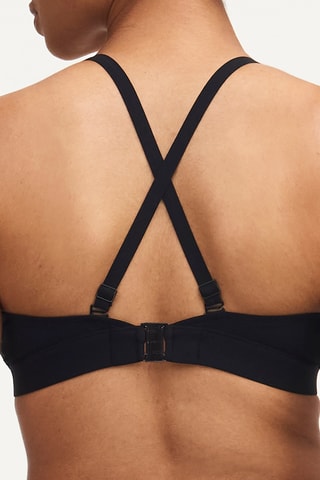 Sujetador de bikini Glow - Negro