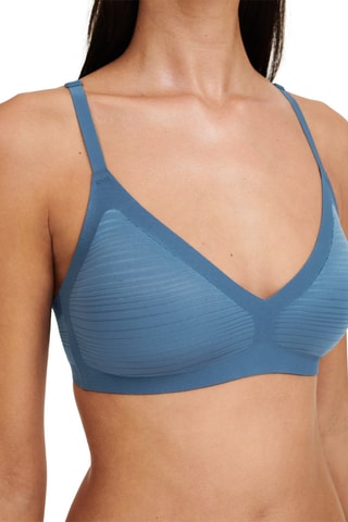 Sujetador deportivo con relleno Softstret - Azul marino - Chantelle