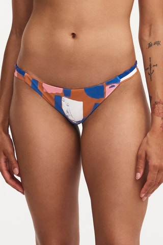 Braga de bikini Tribe - Celeste y marrón