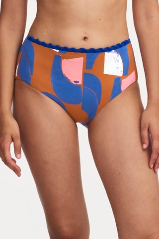 Braga de bikini Tribe - Celeste y marrón