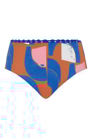 Braga de bikini Tribe - Celeste y marrón