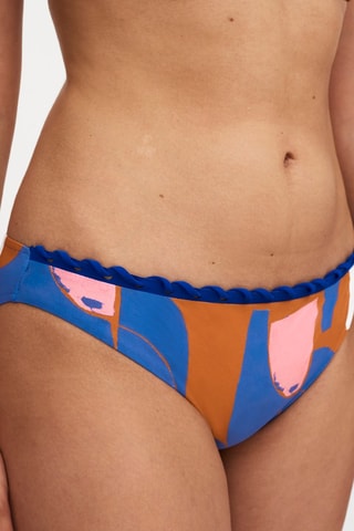 Braga de bikini Tribe - Celeste y marrón