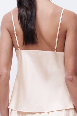 Top de pijama de seda Cabaret - Rosa - Chantelle