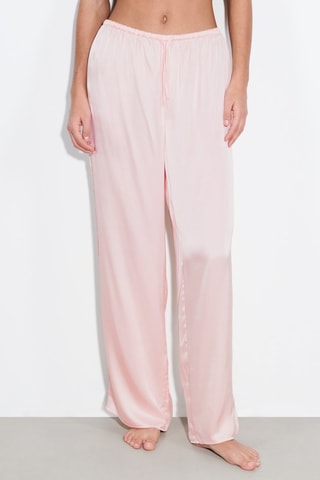 Pantalón de pijama de seda Mystic DR - Rosa empolvado - Chantelle