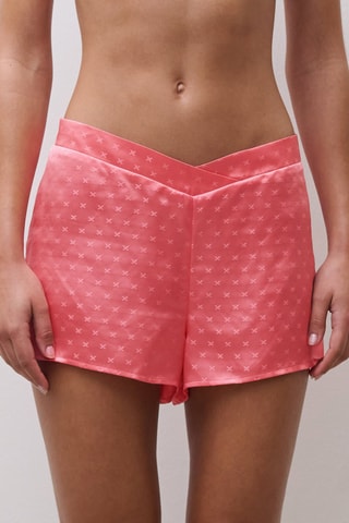 Short de pijama de seda Xtravagan - Coral - Chantelle X