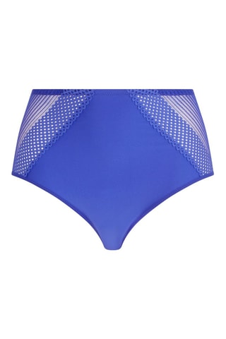 Cueca de cintura alta Play - Azul-real - Chantelle Pulp