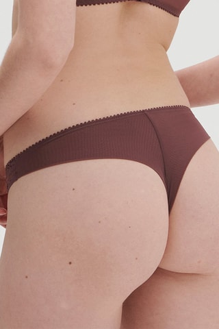 Tanga Embleme - Marron