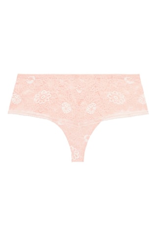 Shorty en dentelle Festive - Rose