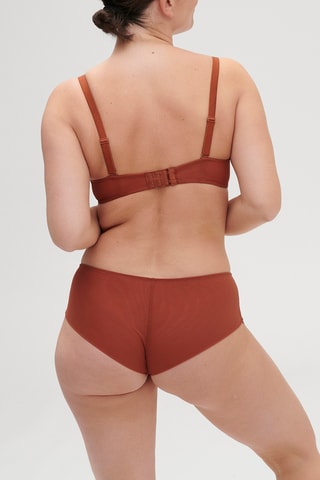 Shorty Singulière - Rouge brique