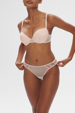 Soutien-gorge push-up Marthe - Rose poudré