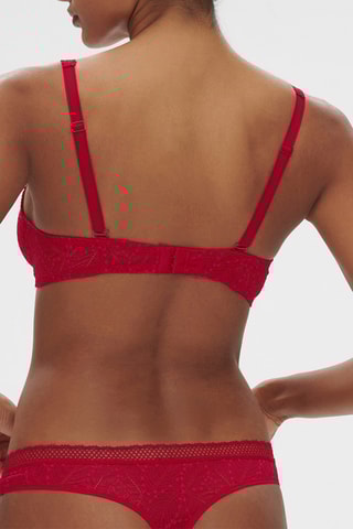 Soutien-gorge sans armatures Comete - Rouge