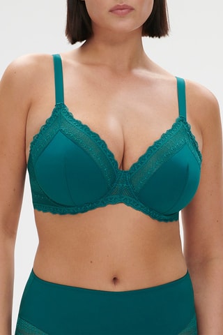 Soutien-gorge ampliforme Destinée - Bleu canard