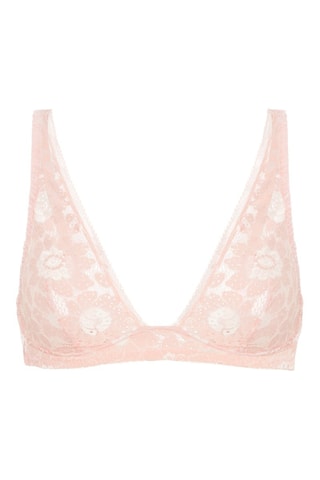 Soutien-gorge en dentelle Festive - Rose