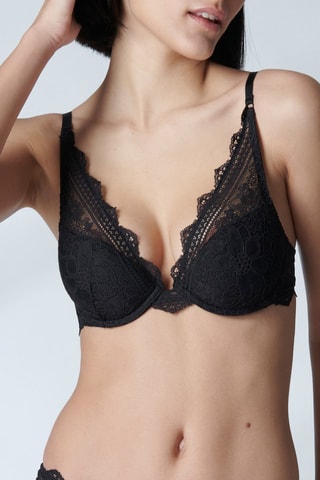 Soutien-gorge push-up Freesia - Noir