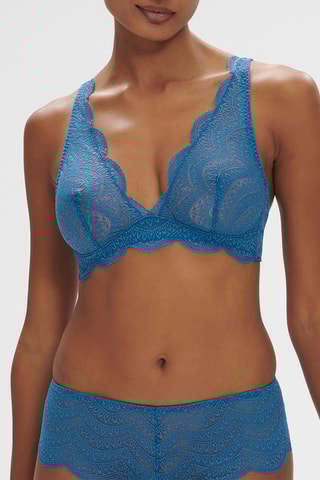 Soutien-gorge sans armatures - Bleu Myosotis