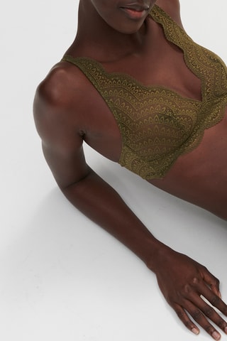 Soutien-gorge sans armatures - Vert (masquée demande achat)