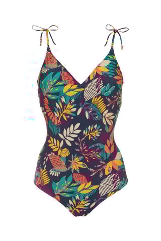 Maillot 1 pièce coques Melia - Bleu marine 