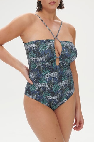 Maillot 1 pièce Agathe - Bleu marine