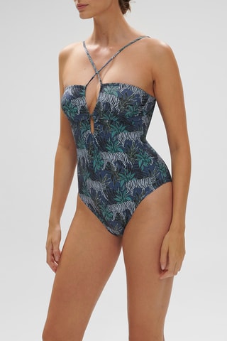 Maillot 1 pièce Agathe - Bleu marine