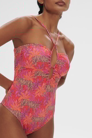 Maillot 1 pièce Agathe - Fuchsia