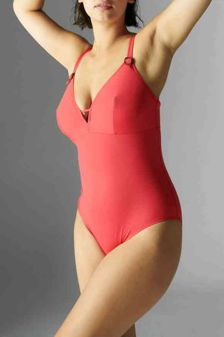 Maillot 1 pièce Joy - Cerise