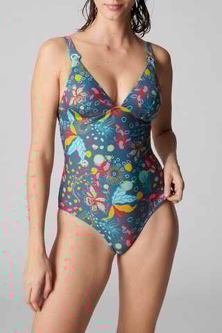 Maillot 1 pièce Neroli - Vert Lagune