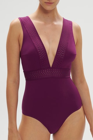 Maillot 1 pièce Hoya - Mûre