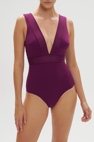 Maillot 1 pièce Hoya - Mûre