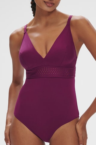 Maillot 1 pièce Hoya - Mûre