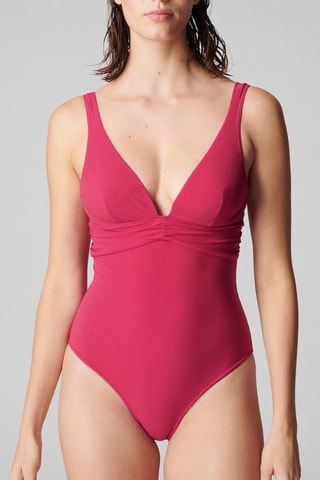 Maillot 1 pièce Mantra - Framboise