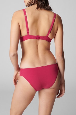 Haut de maillot push-up Mantra - Framboise