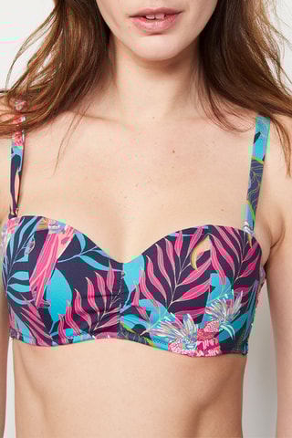 Haut de maillot Paradise - Bleu cosmos