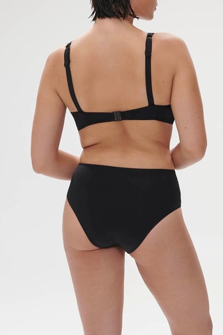 Bas de maillot taille haute Hoya - Noir