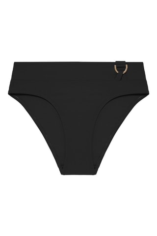 Bas de maillot taille haute Palmeraie - Noir