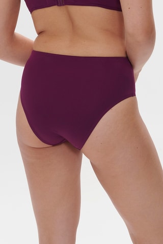 Bas de maillot taille haute Hoya - Violet