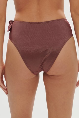 Bas de maillot taille haute Daphne - Violet