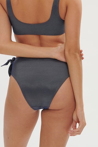 Bas de maillot taille haute Daphne - Gris foncé