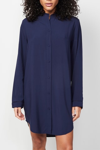 Chemise longue Songe - Bleu nuit