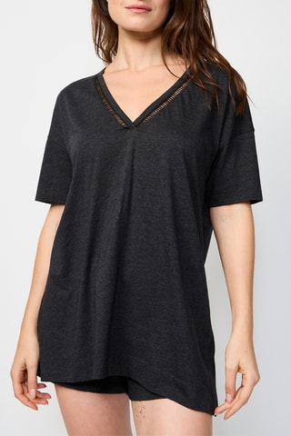 Tee-shirt Brume -  Anthracite chiné
