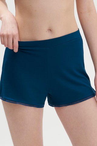 Short de pyjama Aurore - Bleu pétrole