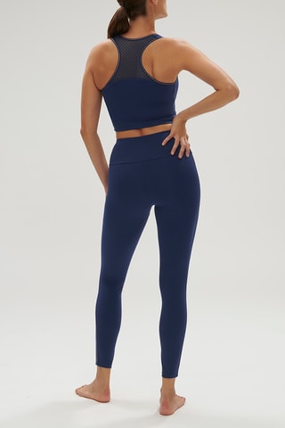 Legging de pyjama taille haute Harmony - Bleu nuit