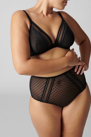 Culotte taille haute Iris - Noir